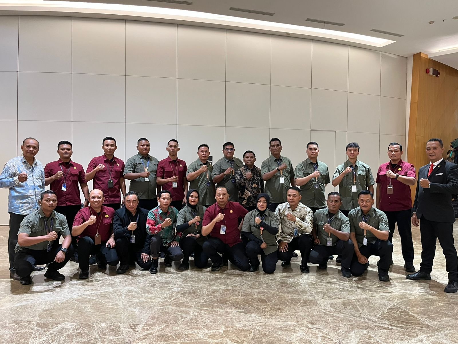 BRL personnel group photo after an event assignment